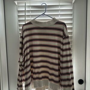 Parke Striped Mockneck